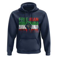 Free Iran Flag Hoodie Support Iranian Freedom No War