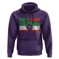 Free Iran Flag Hoodie Support Iranian Freedom No War