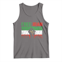 Free Iran Flag Tank Top Support Iranian Freedom No War