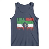 Free Iran Flag Tank Top Support Iranian Freedom No War
