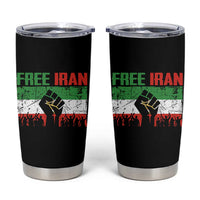 Free Iran Flag Tumbler Cup Support Iranian Freedom No War