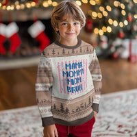 Mama Mommy Mom Bruh Ugly Christmas Sweater Funny Mom Life