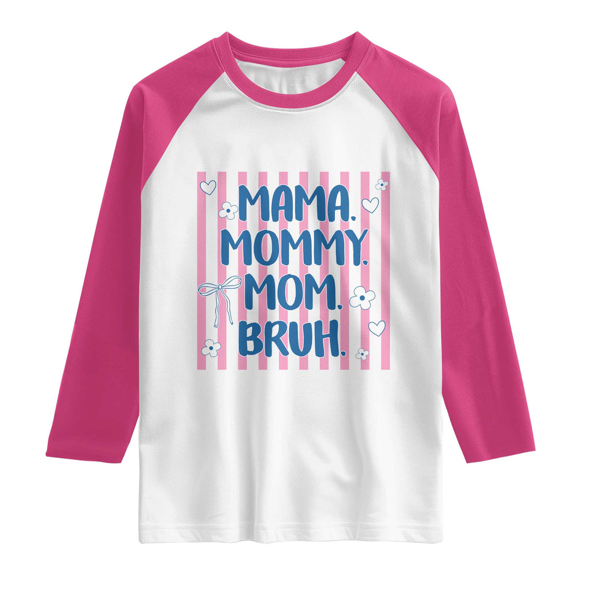 Mama Mommy Mom Bruh Raglan Shirt Funny Mom Life