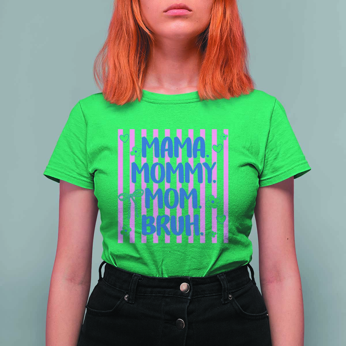 Mama Mommy Mom Bruh T Shirt For Women Funny Mom Life
