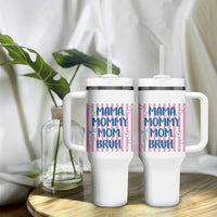 Mama Mommy Mom Bruh Tumbler With Handle Funny Mom Life