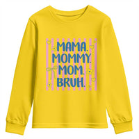 Mama Mommy Mom Bruh Youth Sweatshirt Funny Mom Life