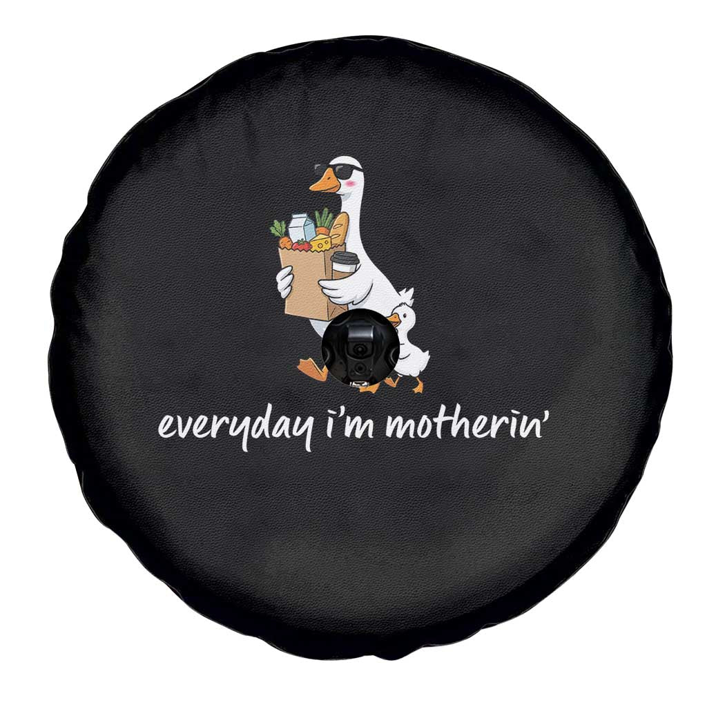 Everyday I'm Motherin Spare Tire Cover Funny Goose Mom