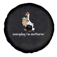 Everyday I'm Motherin Spare Tire Cover Funny Goose Mom