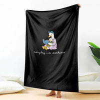 Everyday I'm Motherin Throw Blanket Funny Goose Mom Mother Day Gifts