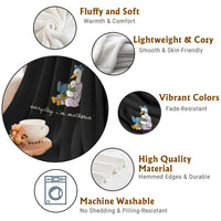 Everyday I'm Motherin Throw Blanket Funny Goose Mom Mother Day Gifts