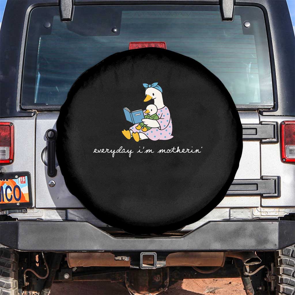 Everyday I'm Motherin Spare Tire Cover Funny Goose Mom Mother Day Gifts