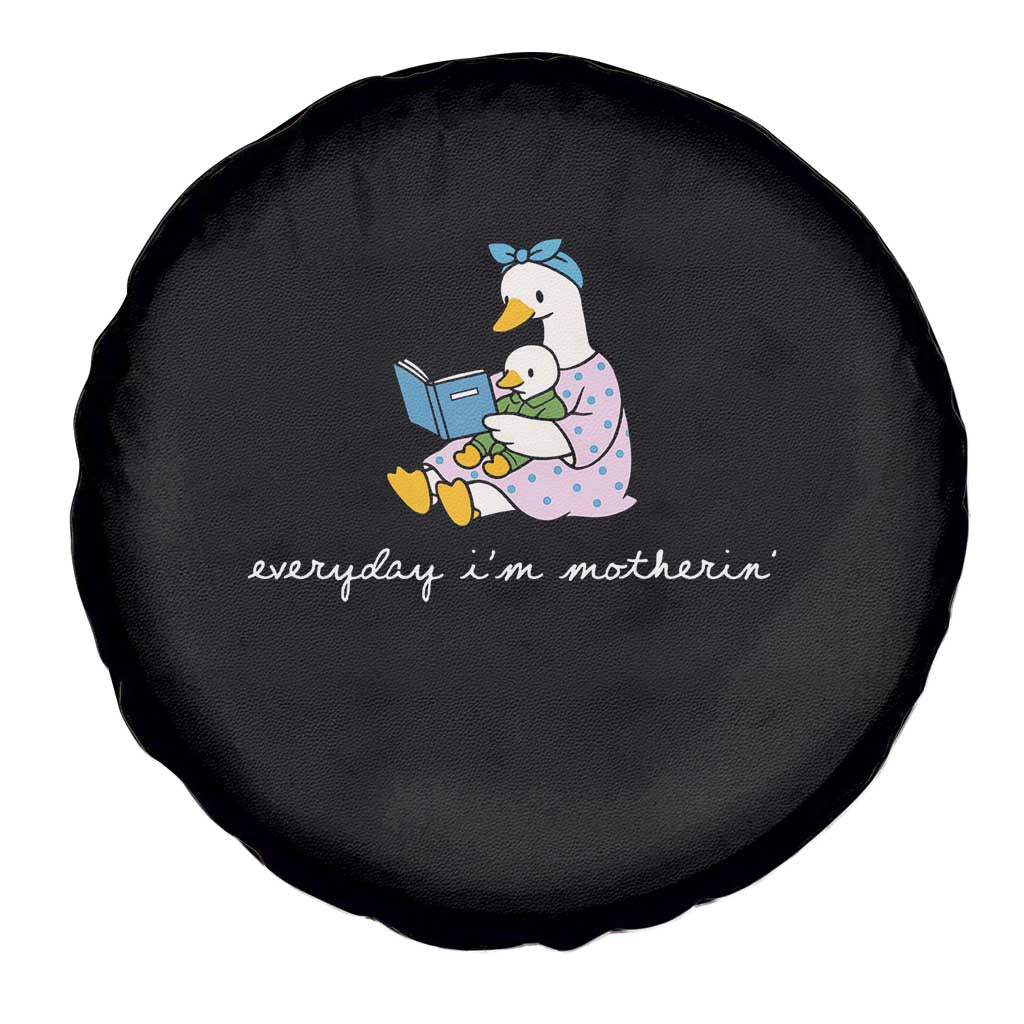 Everyday I'm Motherin Spare Tire Cover Funny Goose Mom Mother Day Gifts