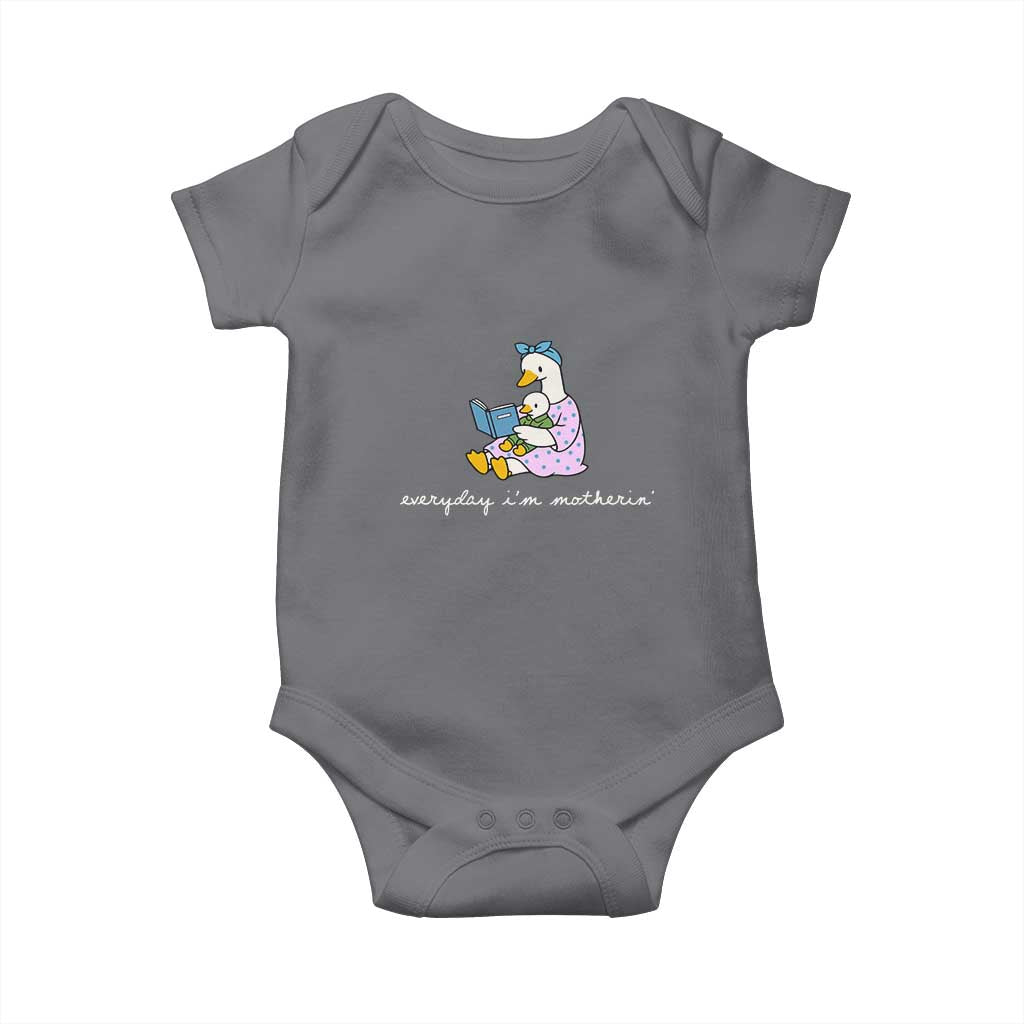 Everyday I'm Motherin Baby Onesie Funny Goose Mom Mother Day Gifts