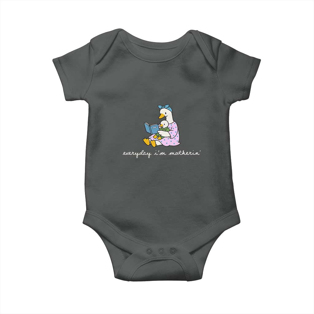 Everyday I'm Motherin Baby Onesie Funny Goose Mom Mother Day Gifts