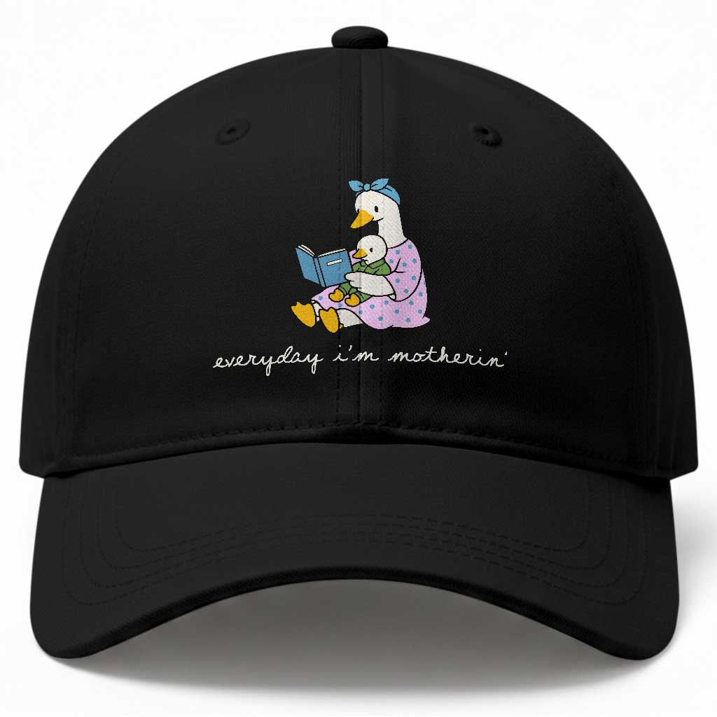 Everyday I'm Motherin Baseball Cap Funny Goose Mom Mother Day Gifts