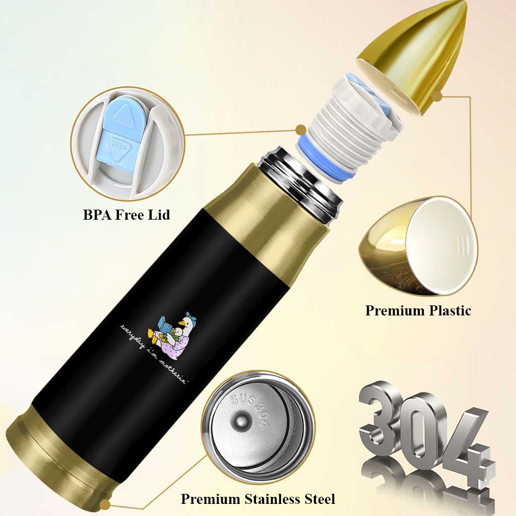Everyday I'm Motherin Bullet Tumbler Funny Goose Mom Mother Day Gifts