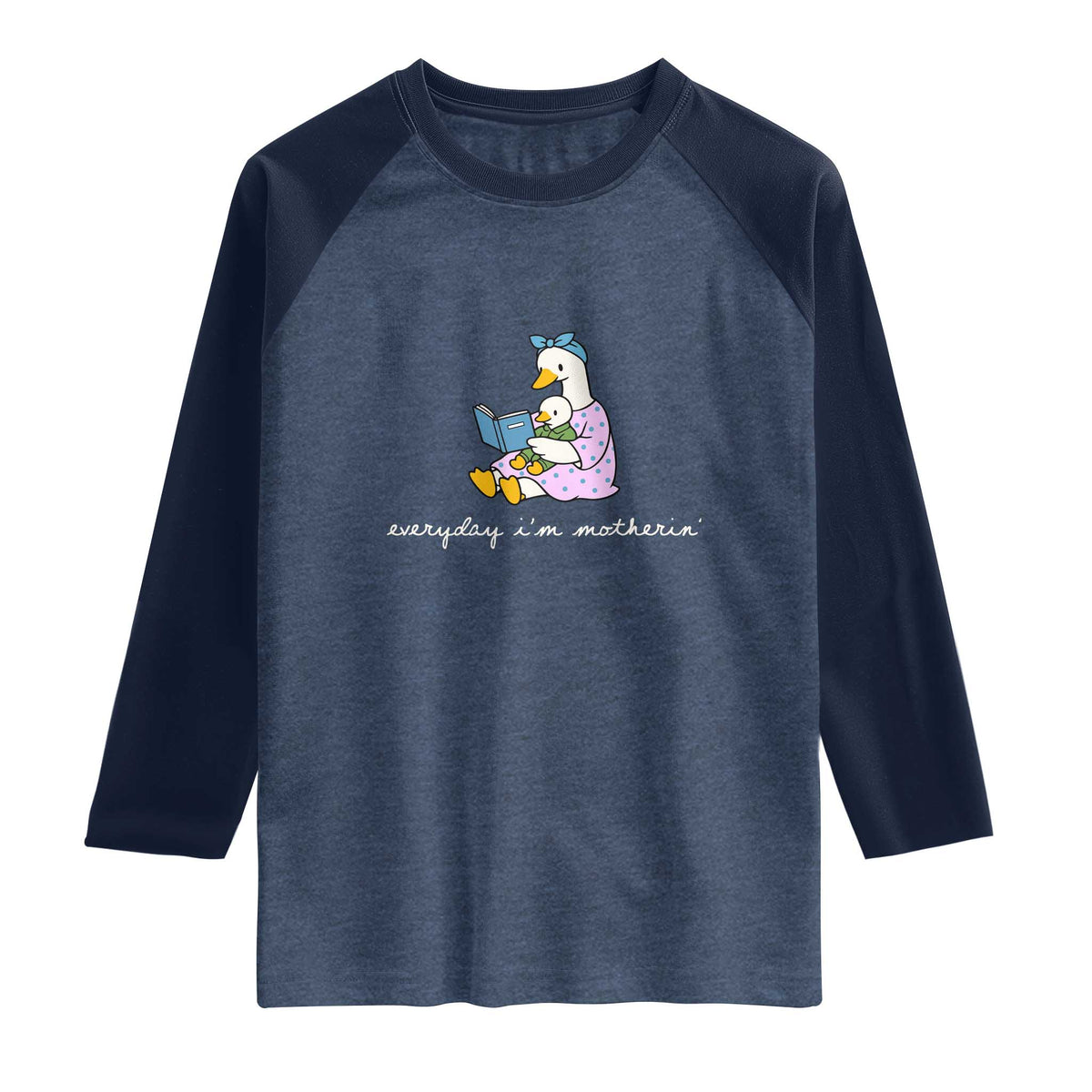 Everyday I'm Motherin Raglan Shirt Funny Goose Mom Mother Day Gifts
