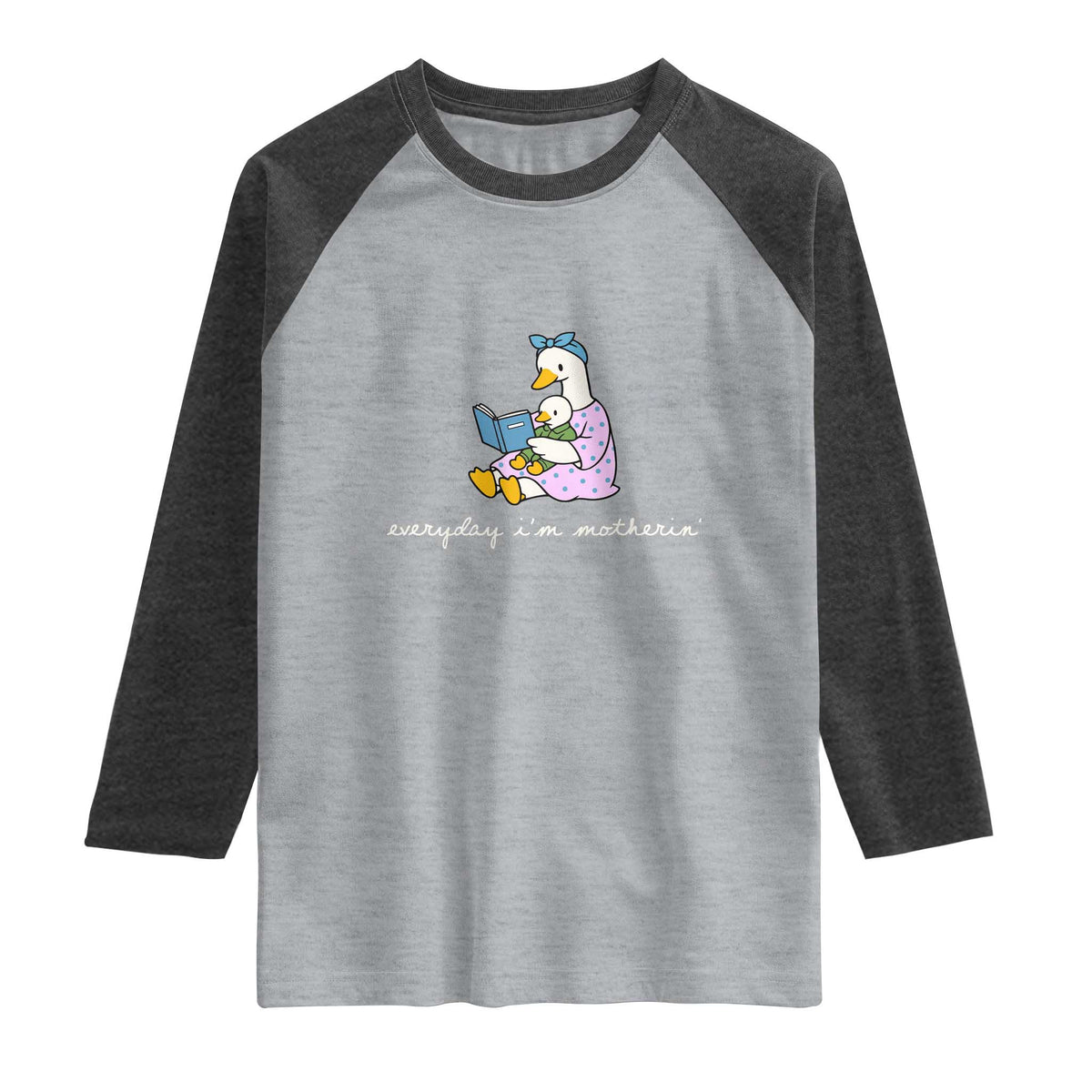 Everyday I'm Motherin Raglan Shirt Funny Goose Mom Mother Day Gifts