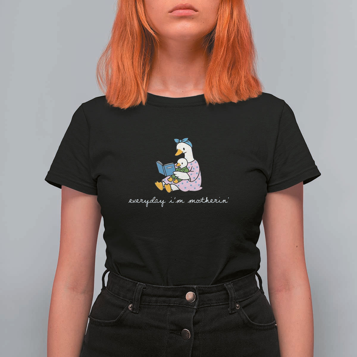 Everyday I'm Motherin T Shirt For Women Funny Goose Mom Mother Day Gifts