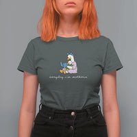 Everyday I'm Motherin T Shirt For Women Funny Goose Mom Mother Day Gifts