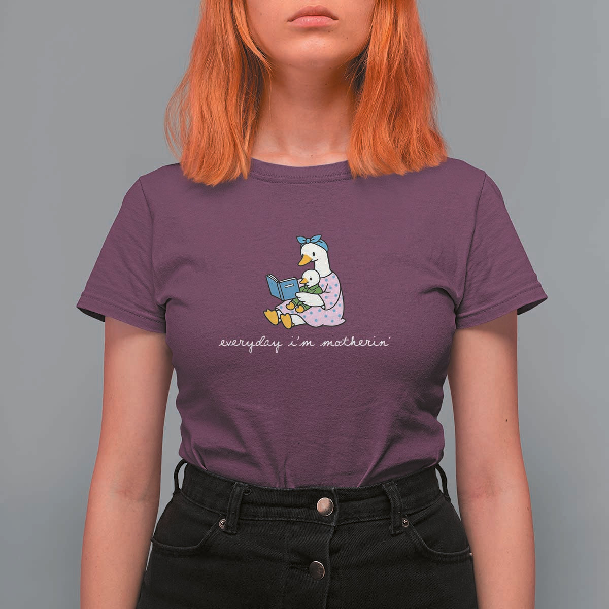 Everyday I'm Motherin T Shirt For Women Funny Goose Mom Mother Day Gifts