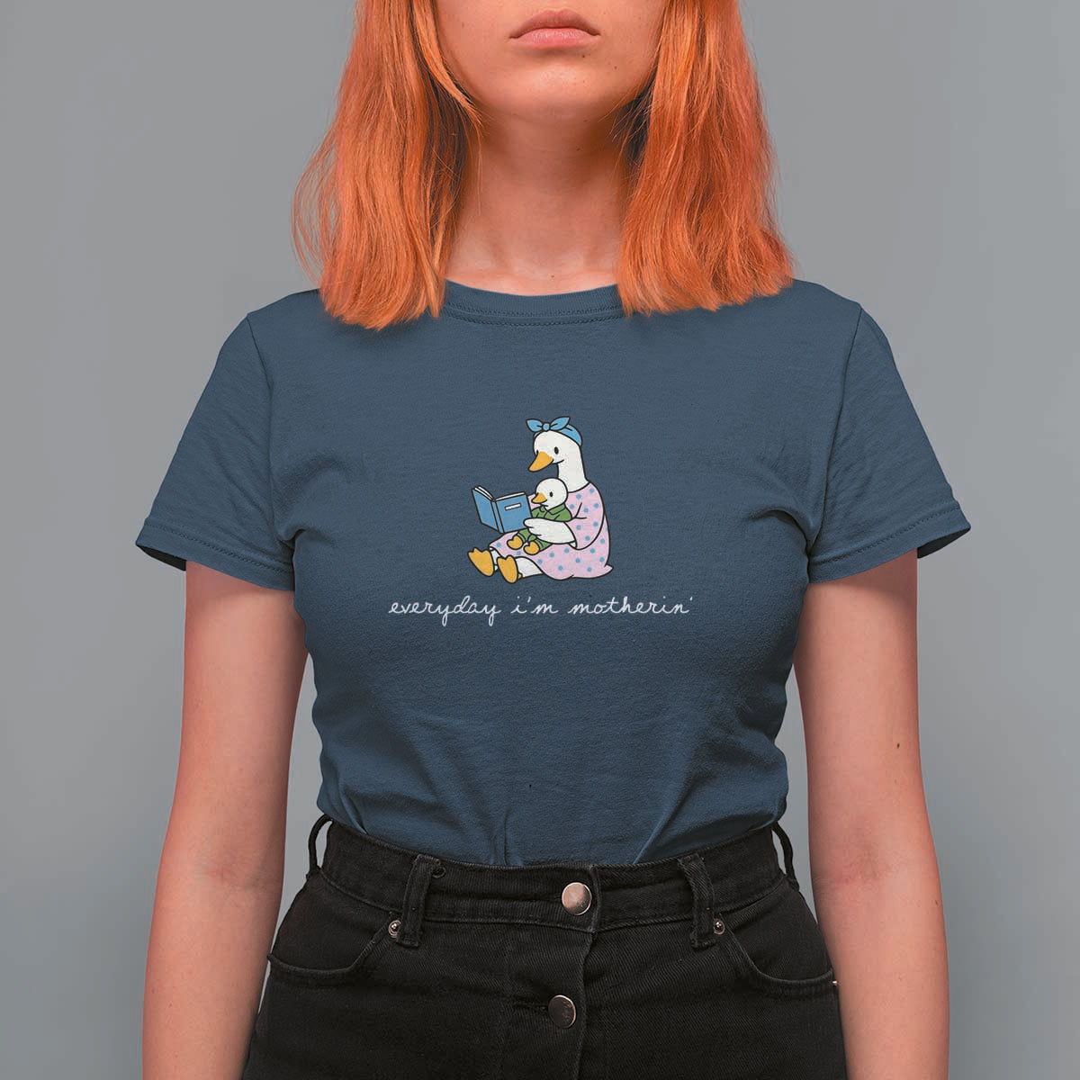 Everyday I'm Motherin T Shirt For Women Funny Goose Mom Mother Day Gifts