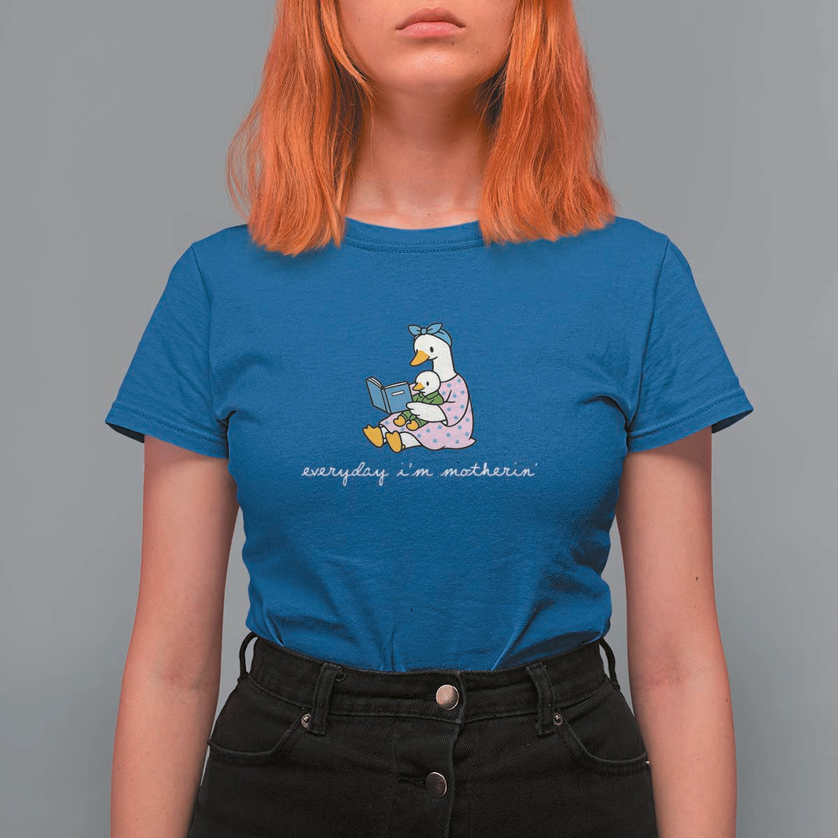 Everyday I'm Motherin T Shirt For Women Funny Goose Mom Mother Day Gifts