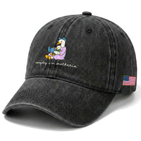 Everyday I'm Motherin Washed Cotton Baseball Cap Funny Goose Mom Mother Day Gifts