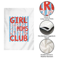 Girl Mom Club Garden Flag Pregnancy Announcement First Time Mother's Day
