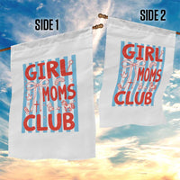 Girl Mom Club Garden Flag Pregnancy Announcement First Time Mother's Day