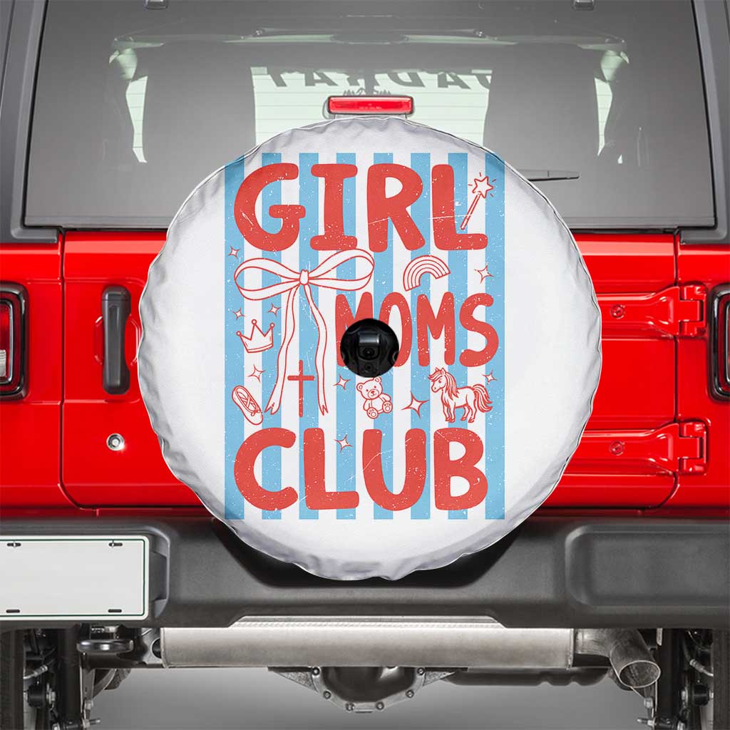 Girl Mom Club Spare Tire Cover Pregnancy Announcement First Time Mother's Day
