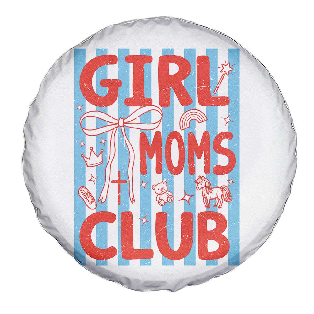 Girl Mom Club Spare Tire Cover Pregnancy Announcement First Time Mother's Day