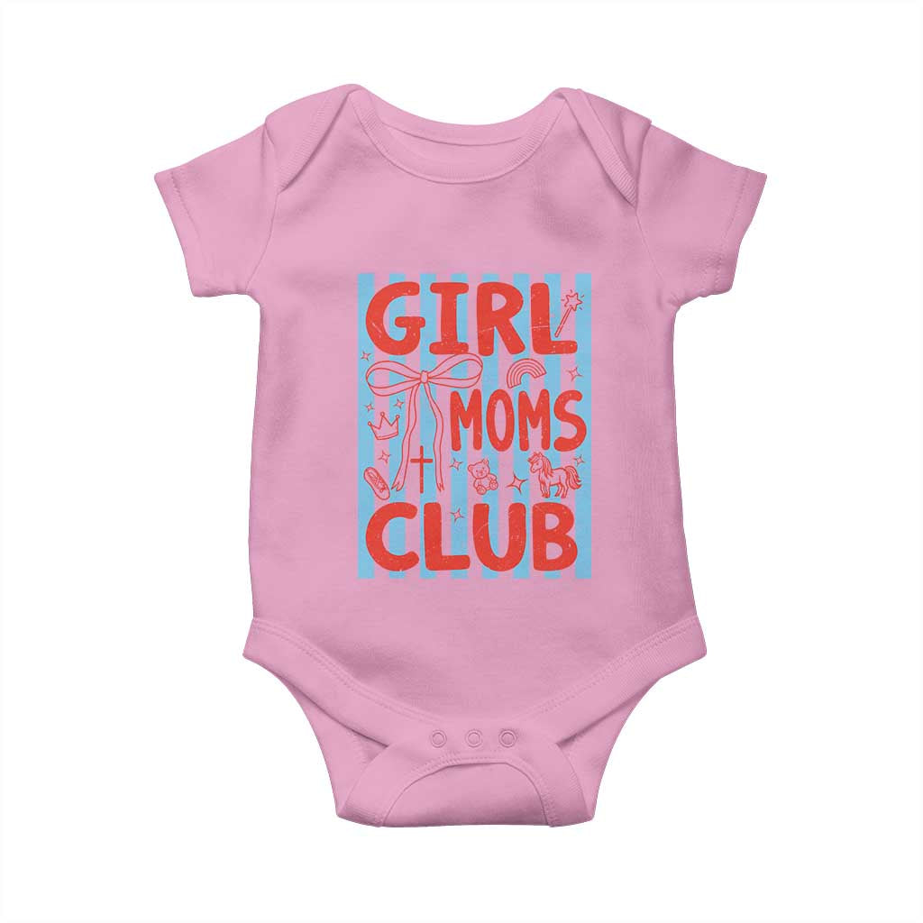 Girl Mom Club Baby Onesie Pregnancy Announcement First Time Mother's Day