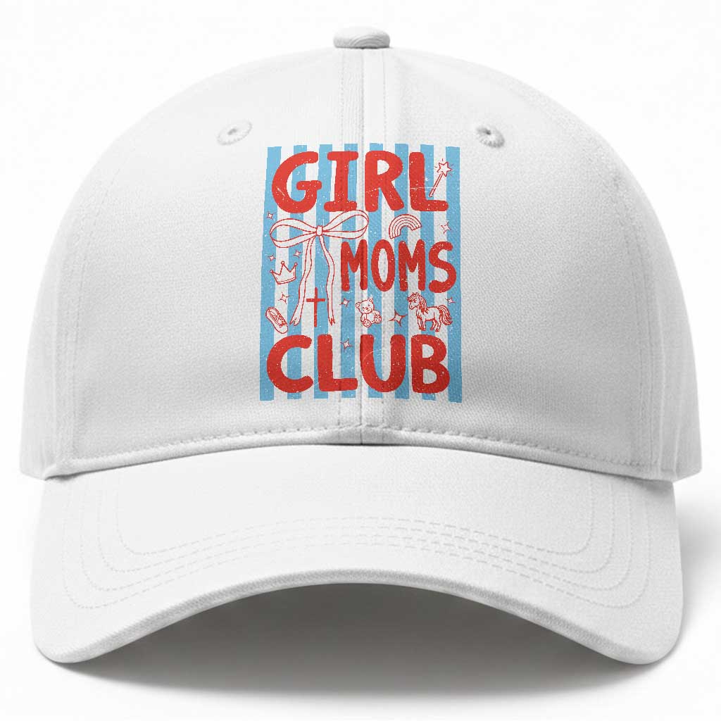Girl Mom Club Baseball Cap Pregnancy Announcement First Time Mother's Day