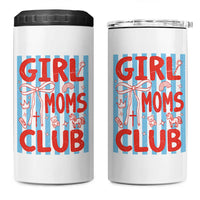 Girl Mom Club 4 in 1 Can Cooler Tumbler Pregnancy Announcement First Time Mother's Day