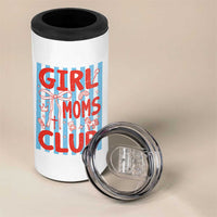 Girl Mom Club 4 in 1 Can Cooler Tumbler Pregnancy Announcement First Time Mother's Day