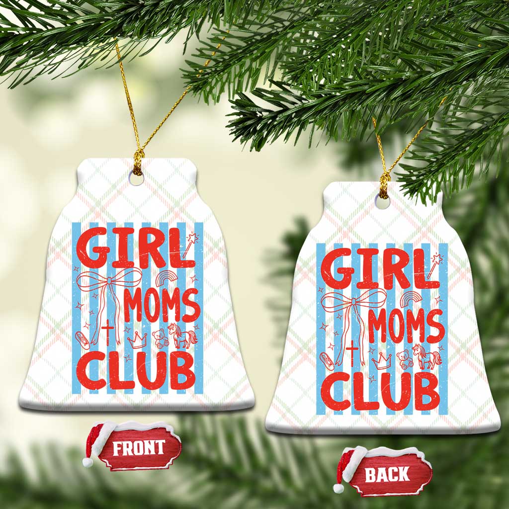 Girl Mom Club Ceramic Ornament Pregnancy Announcement First Time Mother's Day