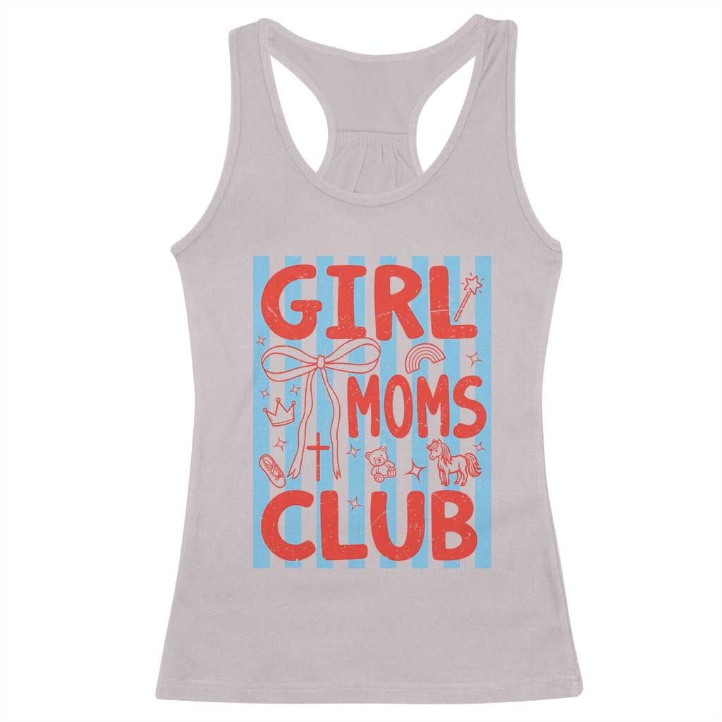 Girl Mom Club Racerback Tank Top Pregnancy Announcement First Time Mother's Day