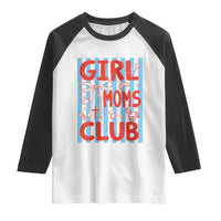 Girl Mom Club Raglan Shirt Pregnancy Announcement First Time Mother's Day