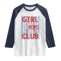 Girl Mom Club Raglan Shirt Pregnancy Announcement First Time Mother's Day