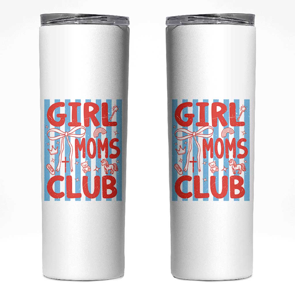 Girl Mom Club Skinny Tumbler Pregnancy Announcement First Time Mother's Day