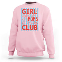 Girl Mom Club Sweatshirt Pregnancy Announcement First Time Mother's Day