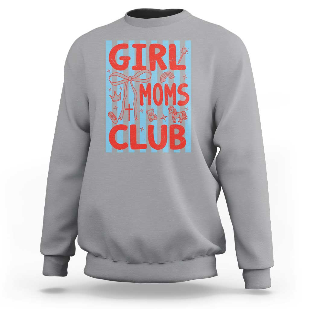 Girl Mom Club Sweatshirt Pregnancy Announcement First Time Mother's Day