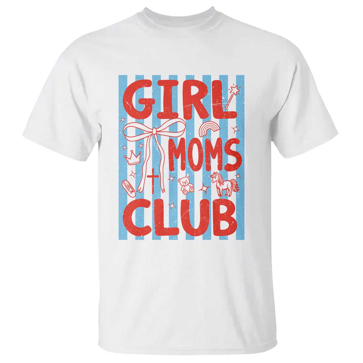 Girl Mom Club T Shirt Pregnancy Announcement First Time Mother's Day