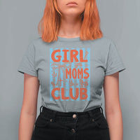 Girl Mom Club T Shirt For Women Pregnancy Announcement First Time Mother's Day