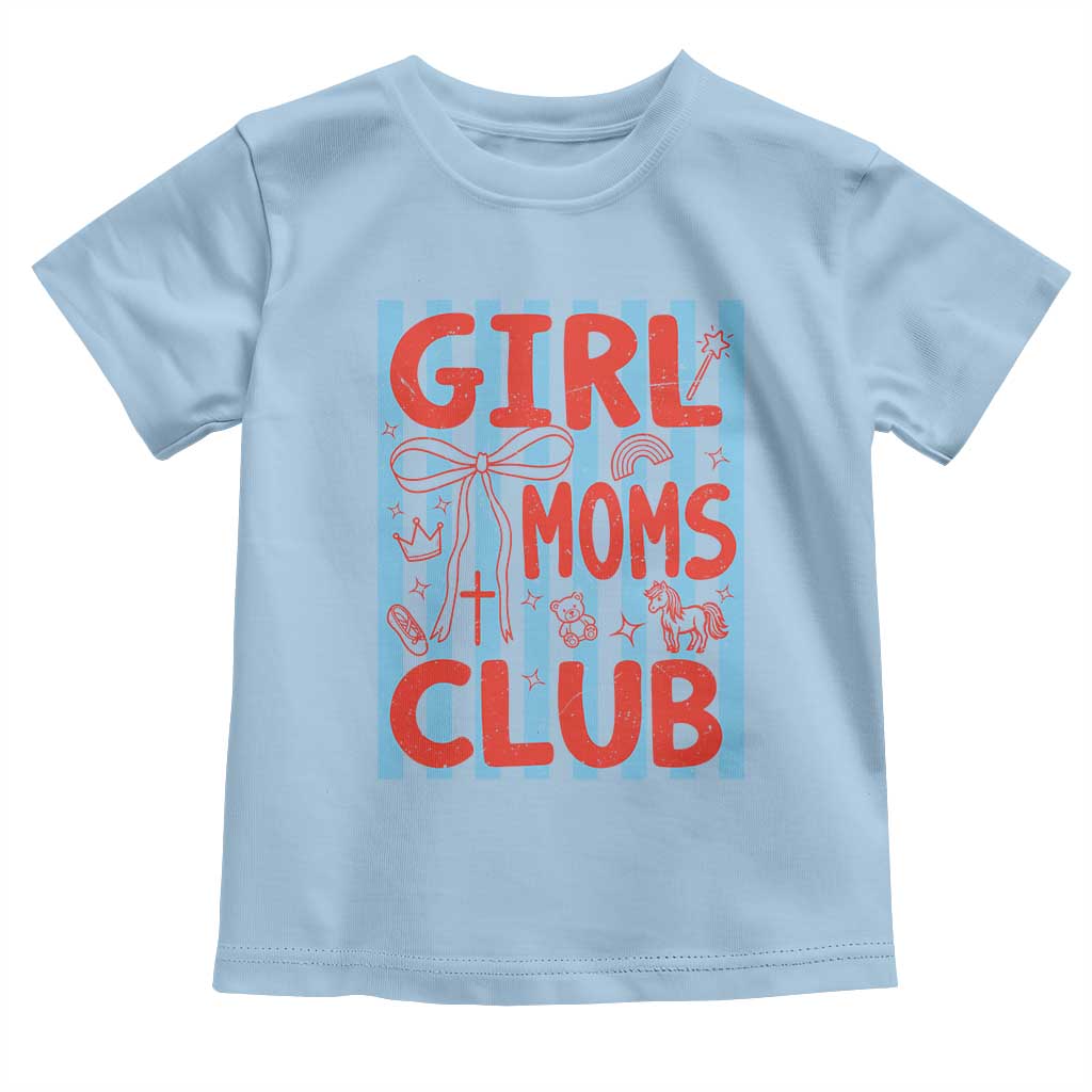 Girl Mom Club Toddler T Shirt Pregnancy Announcement First Time Mother's Day