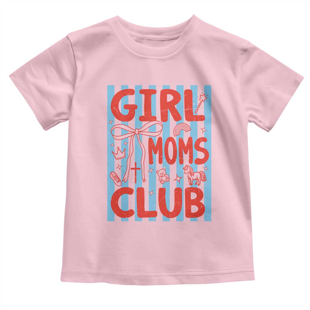 Girl Mom Club Toddler T Shirt Pregnancy Announcement First Time Mother's Day