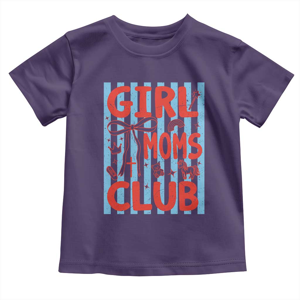 Girl Mom Club Toddler T Shirt Pregnancy Announcement First Time Mother's Day