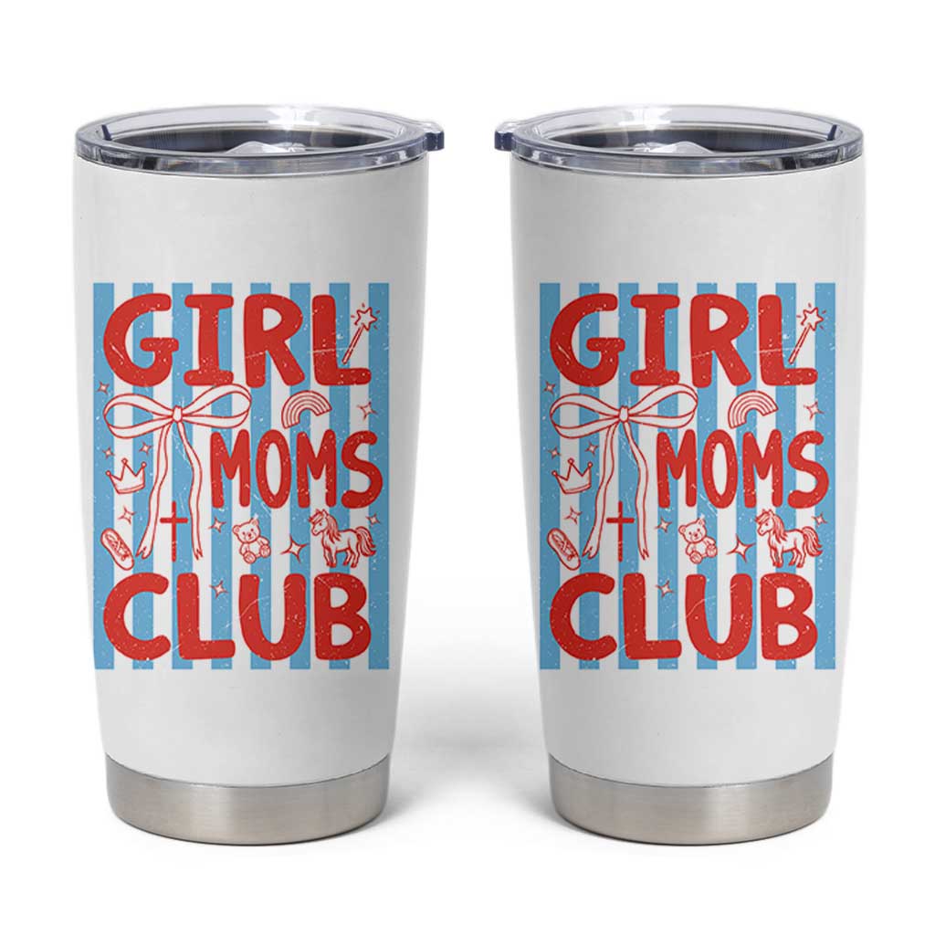 Girl Mom Club Tumbler Cup Pregnancy Announcement First Time Mother's Day