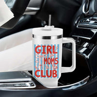 Girl Mom Club Tumbler With Handle Pregnancy Announcement First Time Mother's Day